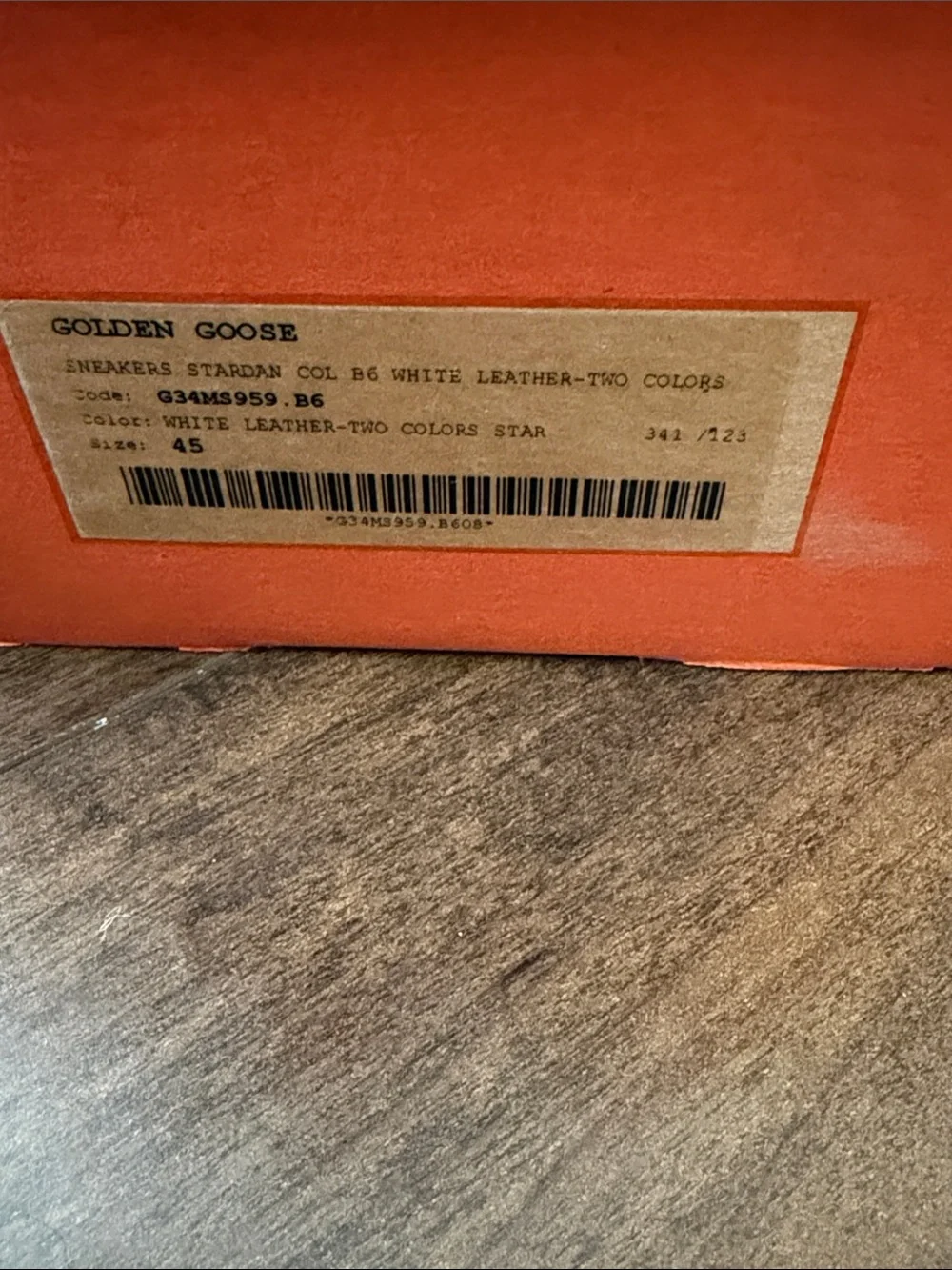 Golden goose LTD Stardan Gold/White Star Accent Men's Sneakers -